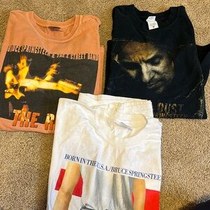 Lot of Bruce Springsteen T-shirts